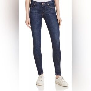 MOTHER The Looker Skinny Jeans in Clean Sweep (dark wash denim), size 26, EUC